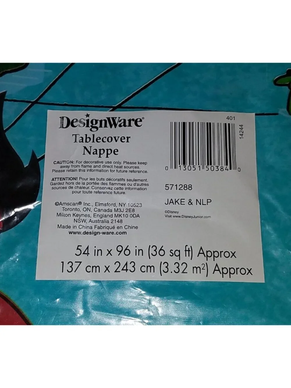 NEW Jake Neverland Pirates Tablecover Balloon Birthday Party Supplies Lot Disney